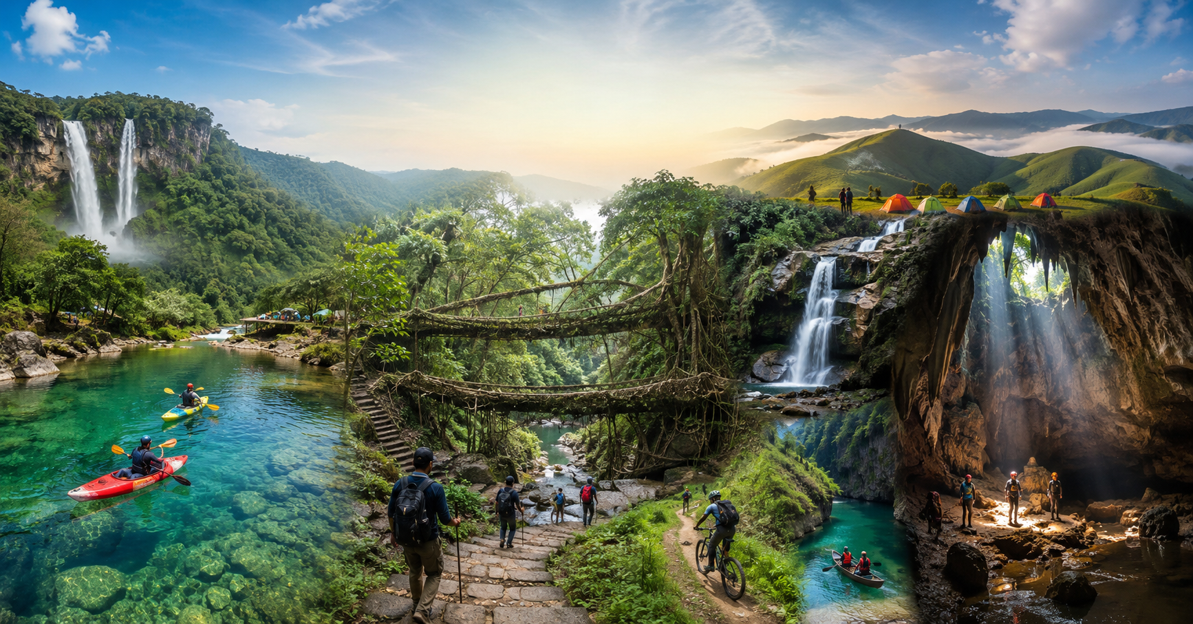 Adventure Activities in Meghalaya